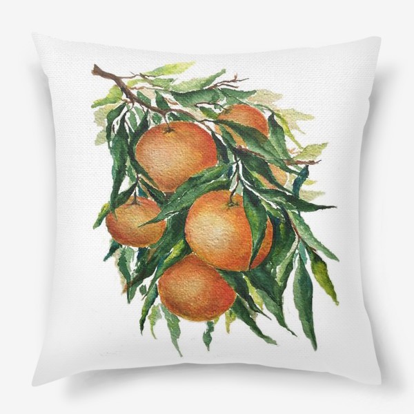 Подушка «апельсины на ветке»