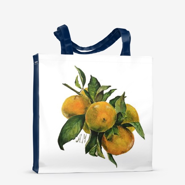 Сумка-шоппер «мандарин. оранжевое лето»