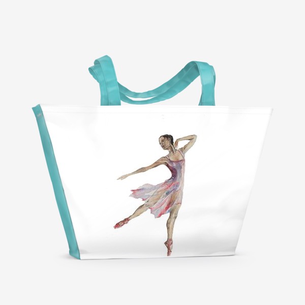 Пляжная сумка «Танец. Балерина»