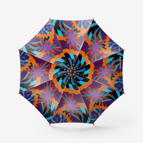 Зонт «abstract seamless floral pattern exotic shapes»