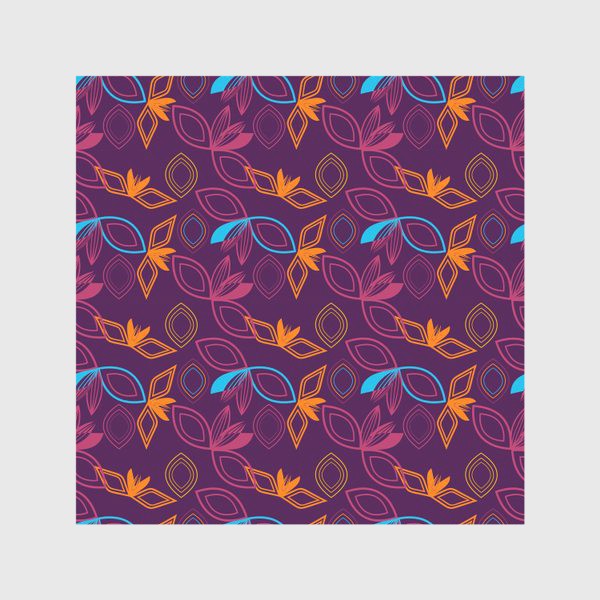 Скатерть «abstract seamless floral pattern exotic shapes»