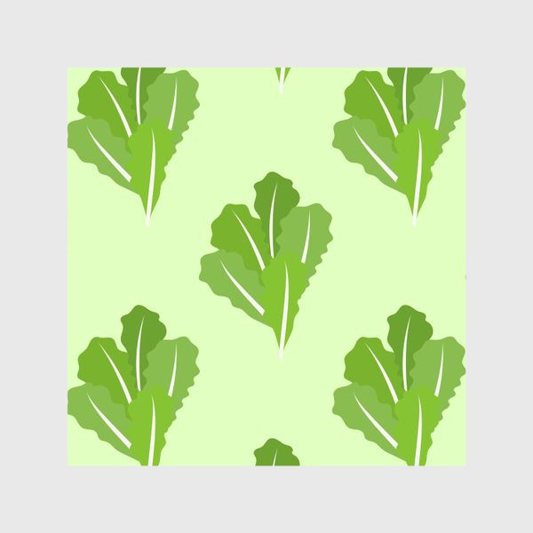 Шторы «Листья зеленого салата»