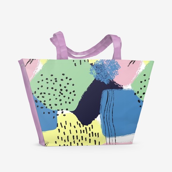 Пляжная сумка «Абстрактные формы»