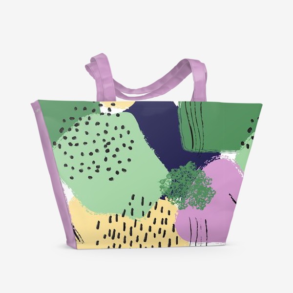 Пляжная сумка «Абстрактные формы»