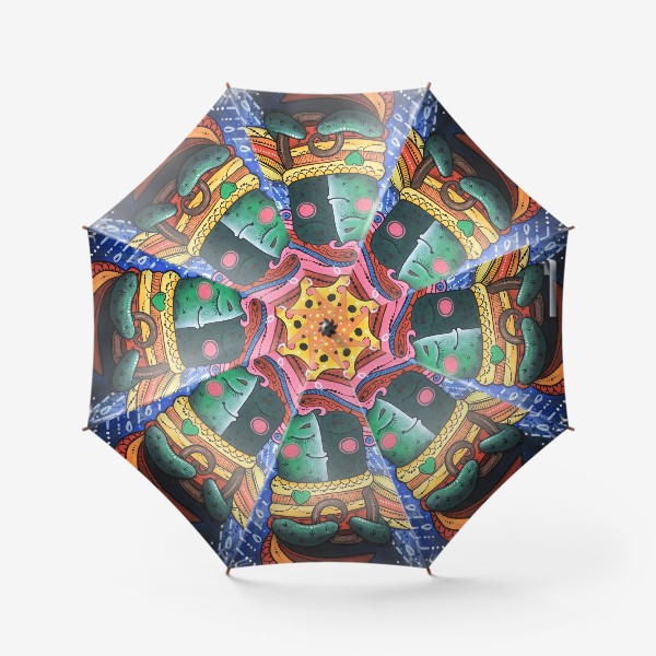 Зонт «Кактус под Питерским дождем»