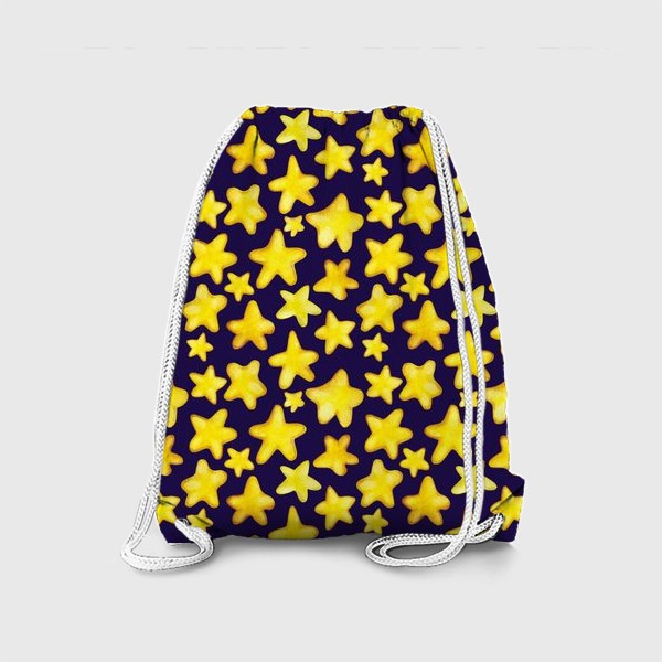 Рюкзак «Паттерн золотые звёзды»