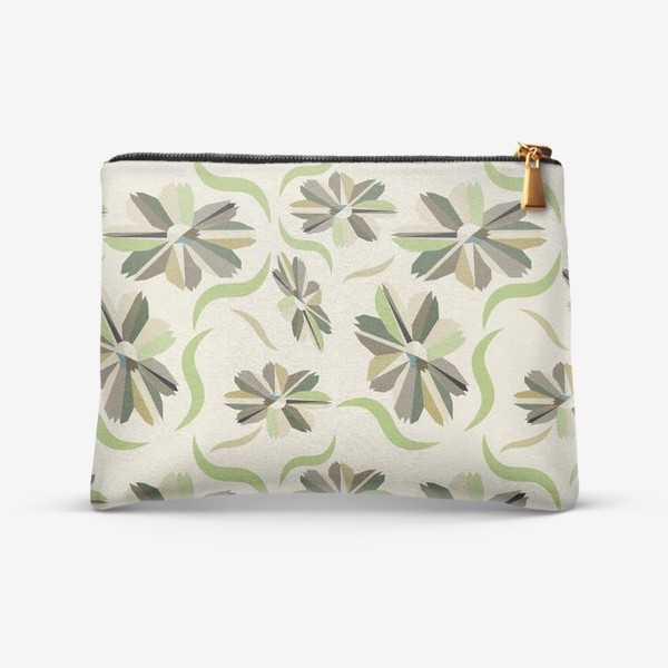 Косметичка &laquo;abstract seamless floral pattern exotic shapes&raquo;