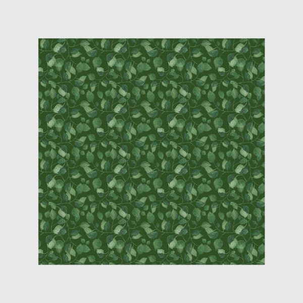 Скатерть «Природа растения листочки зелень эко паттерн»