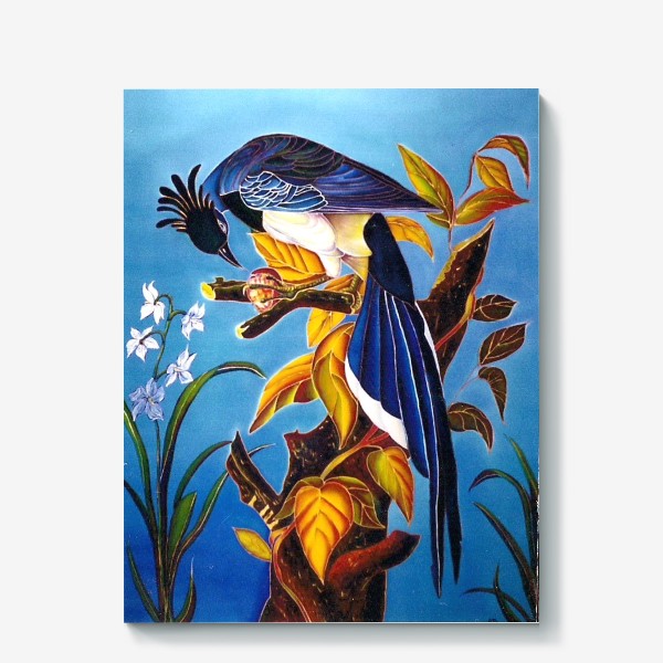 Холст «синяя птица »
