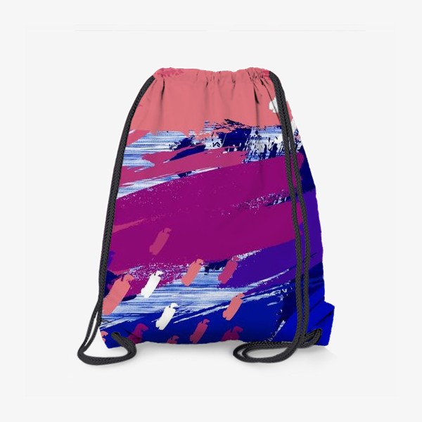 Рюкзак «Абстракция синяя лиловая»