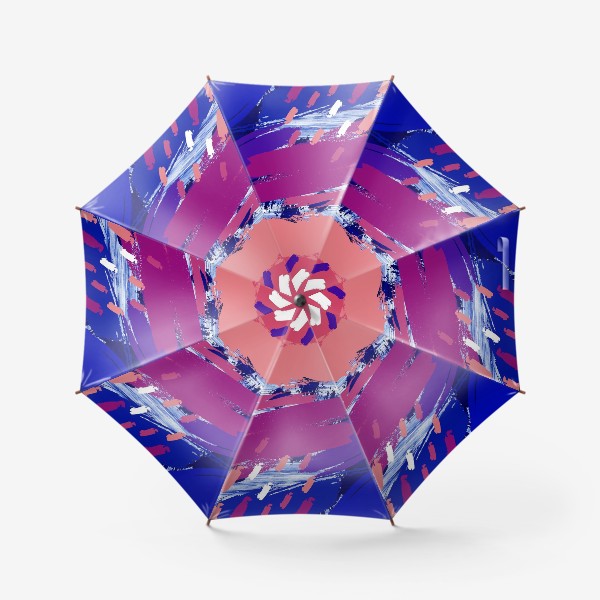 Зонт «Абстракция синяя лиловая»