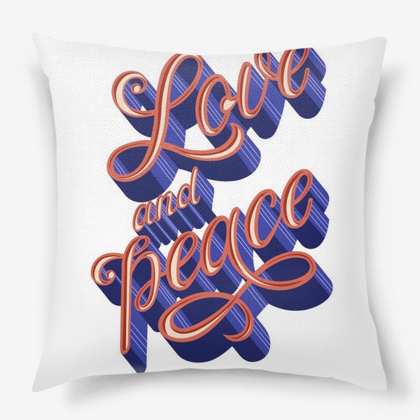 Подушка «Love and peace»