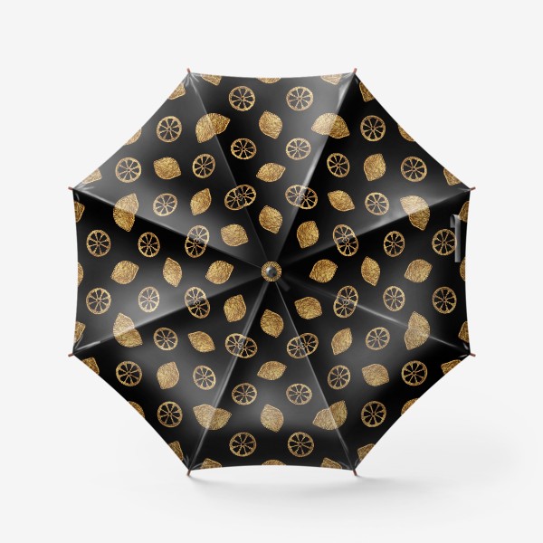Зонт «Золотые лимоны»
