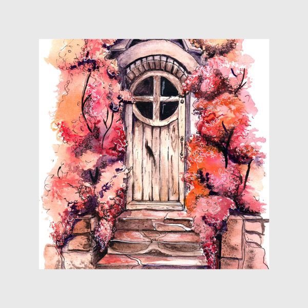 Шторы «Старинная дверь»