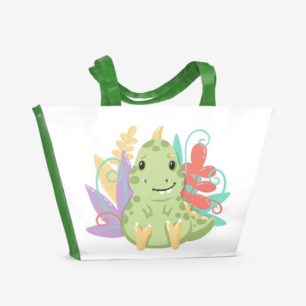Пляжная сумка «Динозаврик»