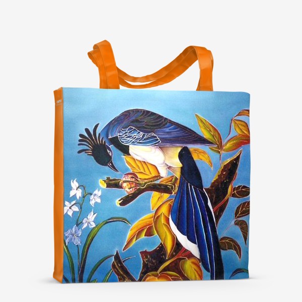 Сумка-шоппер «синяя птица »