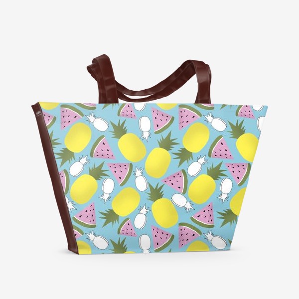 Пляжная сумка «Тропические фрукты»