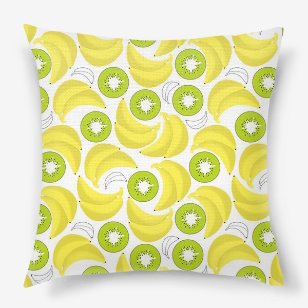 Подушка «Бананы и киви»