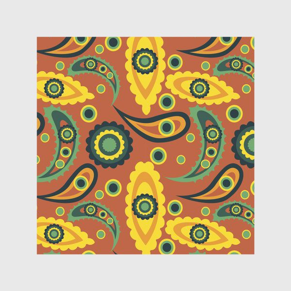 Скатерть &laquo;abstract seamless floral pattern exotic shapes&raquo;