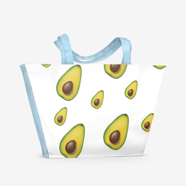 Пляжная сумка «авокадо»