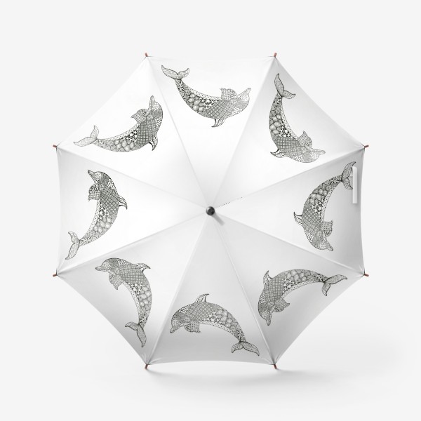 Зонт «Медитативный дельфин»
