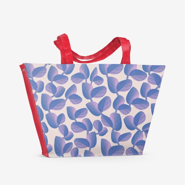 Пляжная сумка «цветочные мотивы»