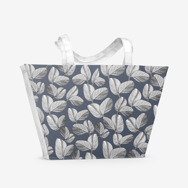 Пляжная сумка «лиственный мотив»