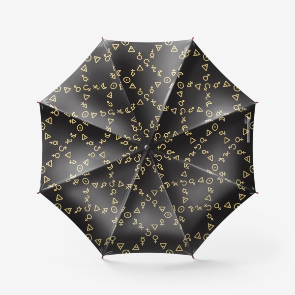 Зонт «Астрологические, изотерические символы,»