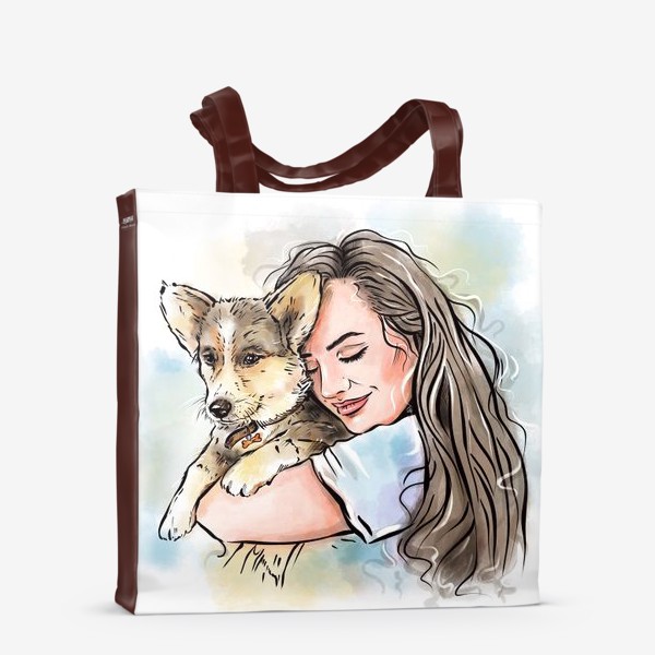 Сумка-шоппер «I love my dog»