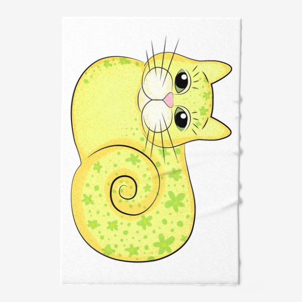 Полотенце «Желтый кот»