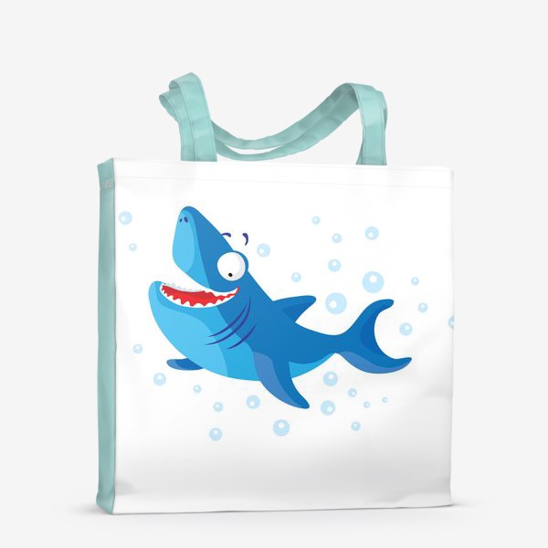 Сумка-шоппер «Весёлая акула»