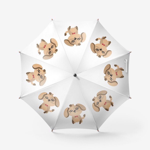 Зонт «Милая собачка с бантиком»