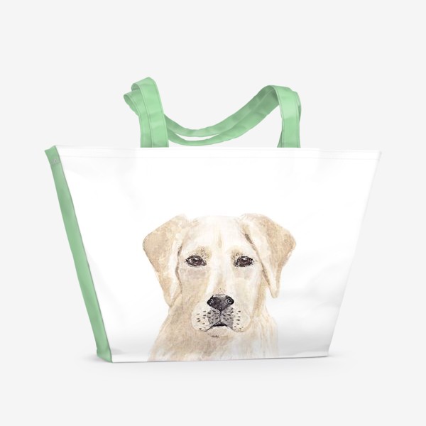 Пляжная сумка «Собака лабрадор»