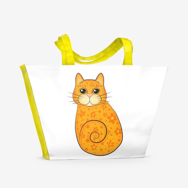 Пляжная сумка «Рыжий кот»