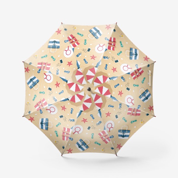 Зонт «Полет над пляжем (крупный)»