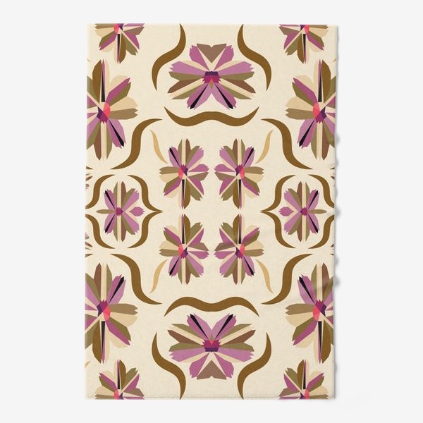Полотенце &laquo;abstract seamless floral pattern exotic shapes&raquo;