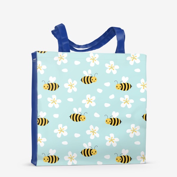 Сумка-шоппер «Пчелки в небе»