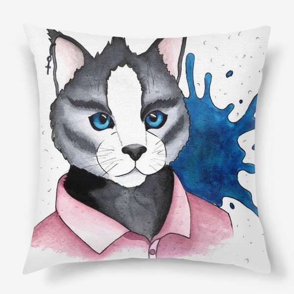 Подушка «Кот на стиле»