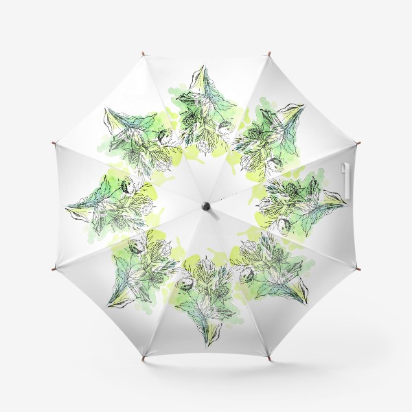 Зонт «Свежесть весны, букет»