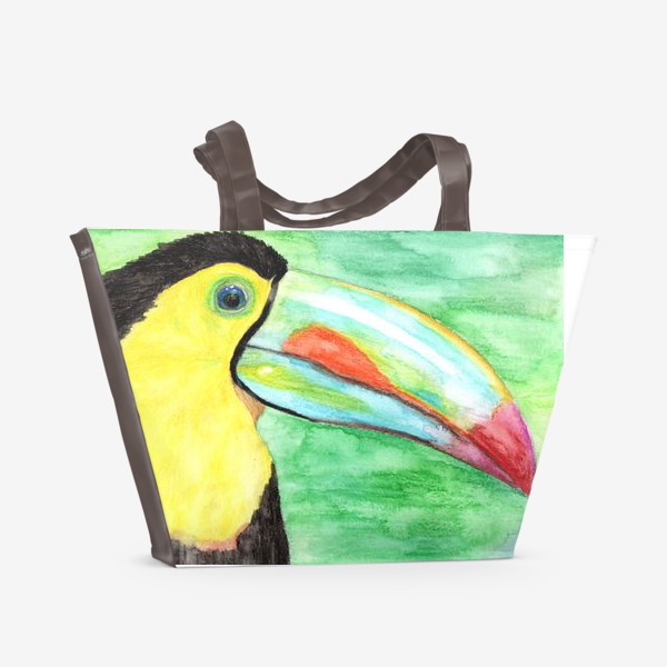 Пляжная сумка «Радужный тукан»
