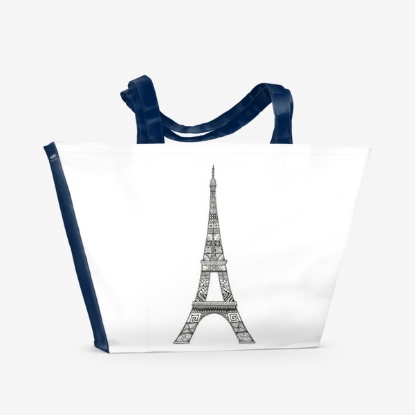 Пляжная сумка «Эйфелева башня»