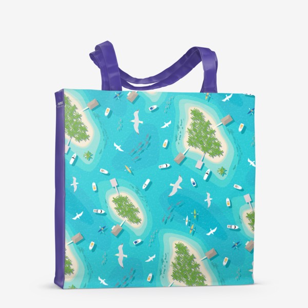 Сумка-шоппер «Тропические острова»