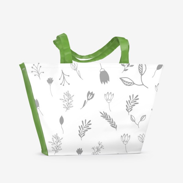 Пляжная сумка &laquo;Растения&raquo;