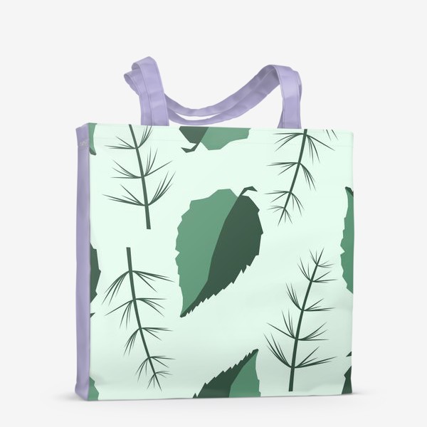 Сумка-шоппер «Двухцветные листья»