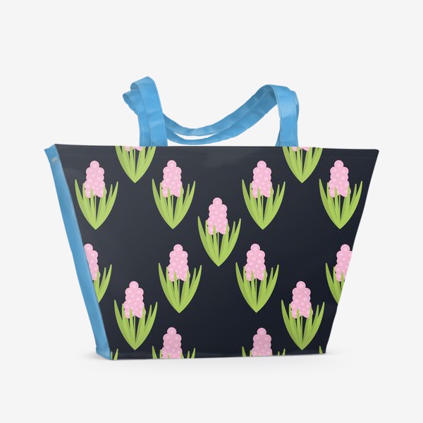 Пляжная сумка «Розовые Гиацинты»
