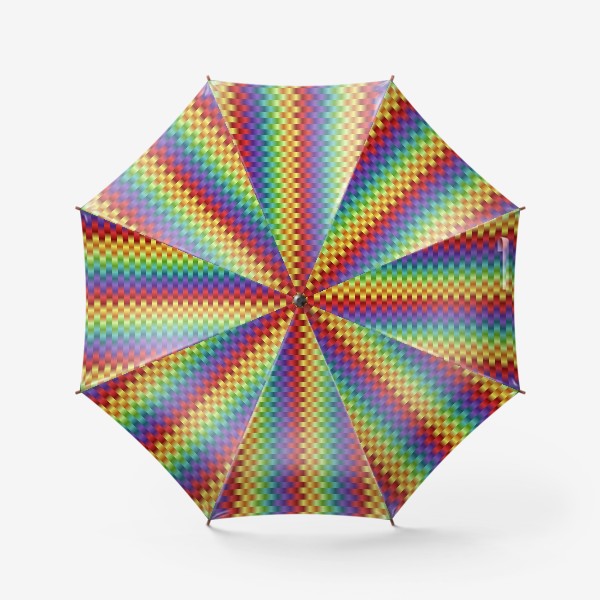 Зонт «Радужный паттерн»