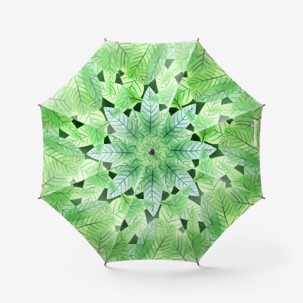 Зонт «Зеленые листья»
