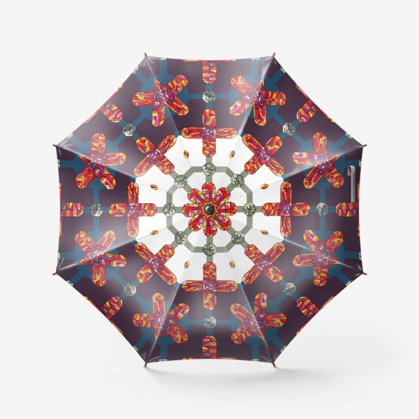 Зонт «Геометрия абстрактная современная»