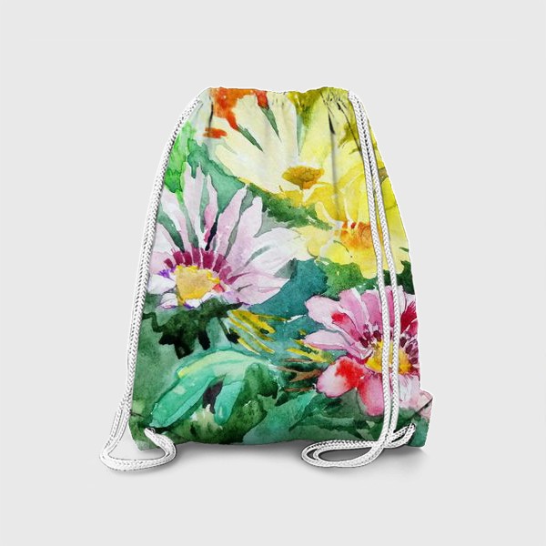 Рюкзак «Цветение радости, цветы, подарок женщине»