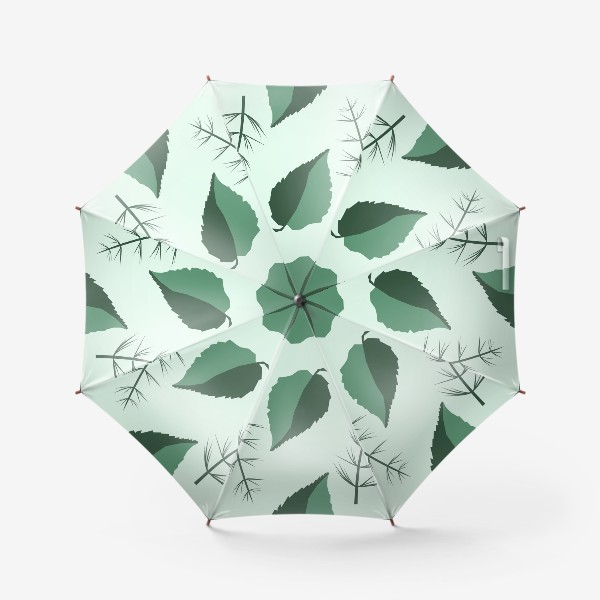 Зонт «Двухцветные листья»